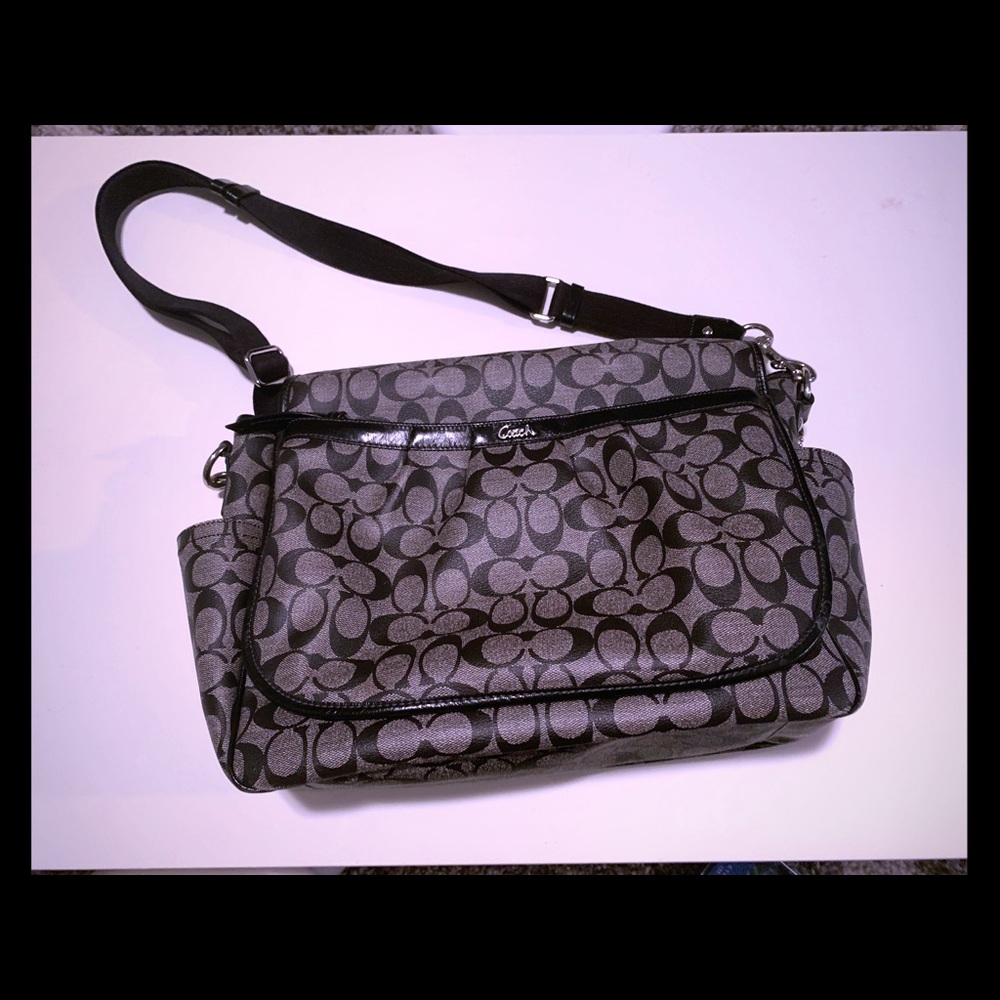 Authentic coach diaper bag